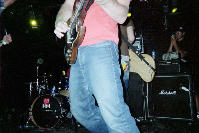 clsoe up of ryan's guitar